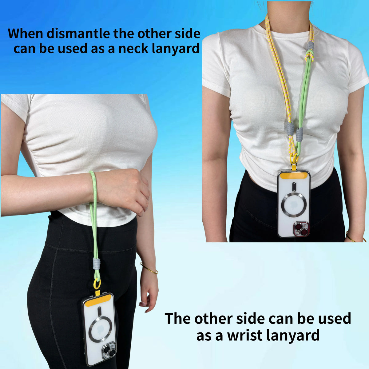 Adjustable Phone Neck Strap with Clip