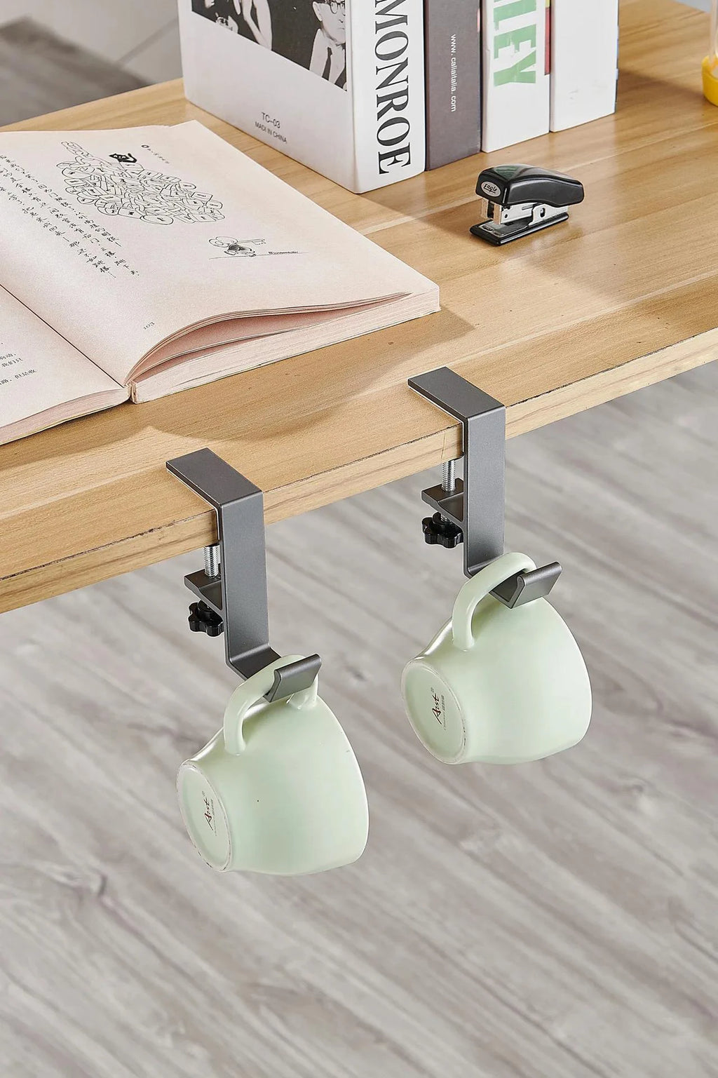 Under Desk Hook & Headphone Stand
