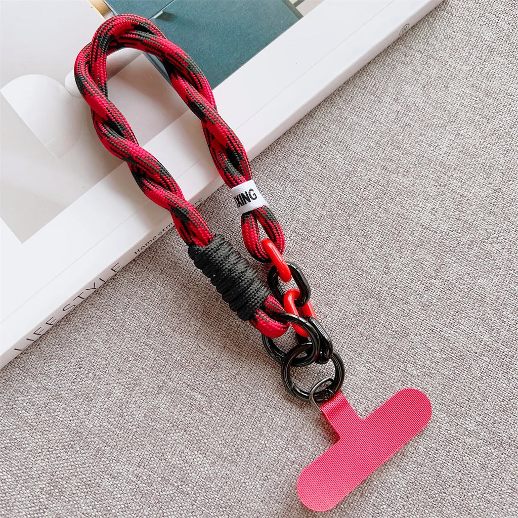 Phone Wrist Strap with Keychain Pendant