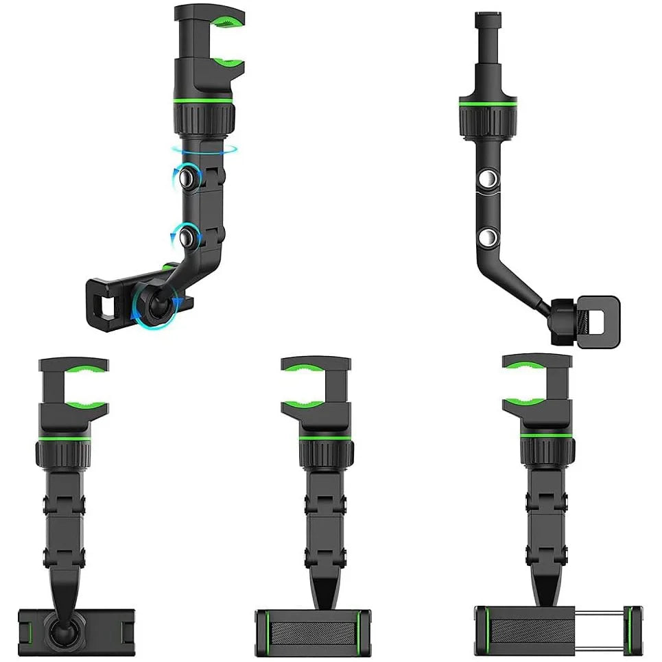 360° Rearview Mirror Phone Mount