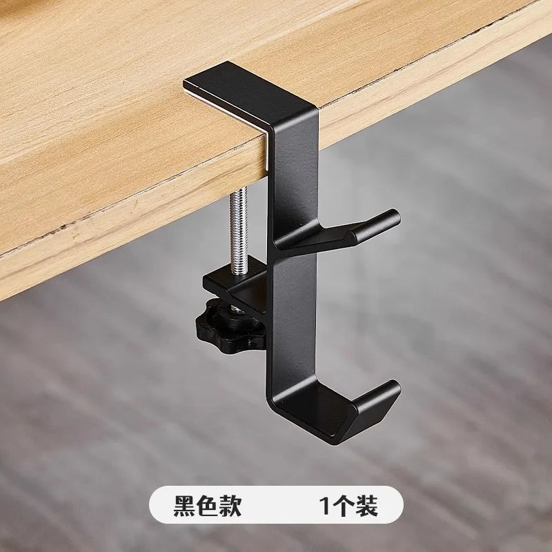 Multi-Function Desk Edge Headphone & Bag Hook