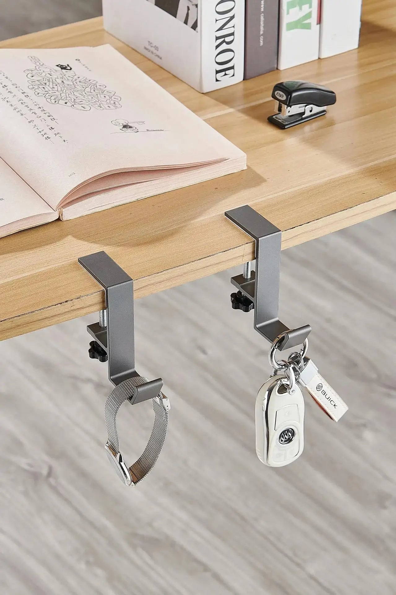 Under Desk Hook & Headphone Stand