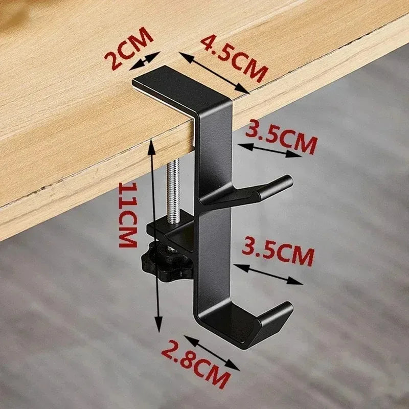 Desk Edge Headphone Stand