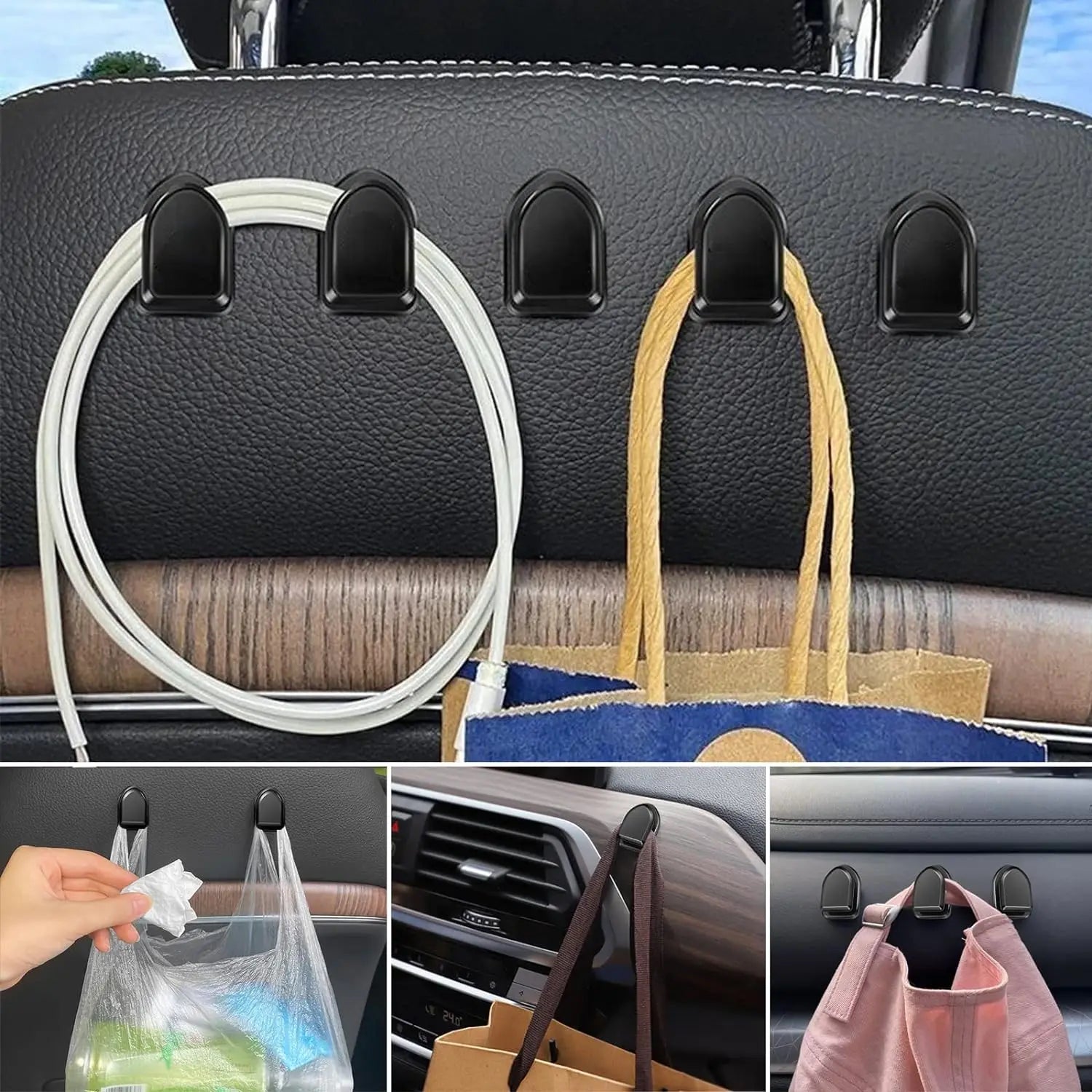 Mini Car Storage Hooks