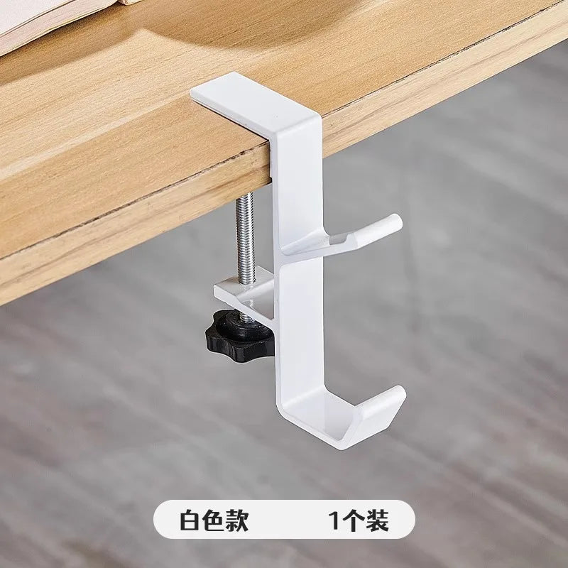 Multi-Function Desk Edge Headphone & Bag Hook