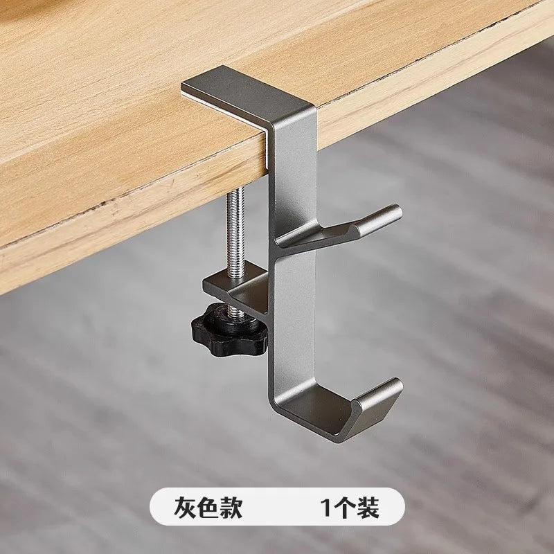 Multi-Function Desk Edge Headphone & Bag Hook