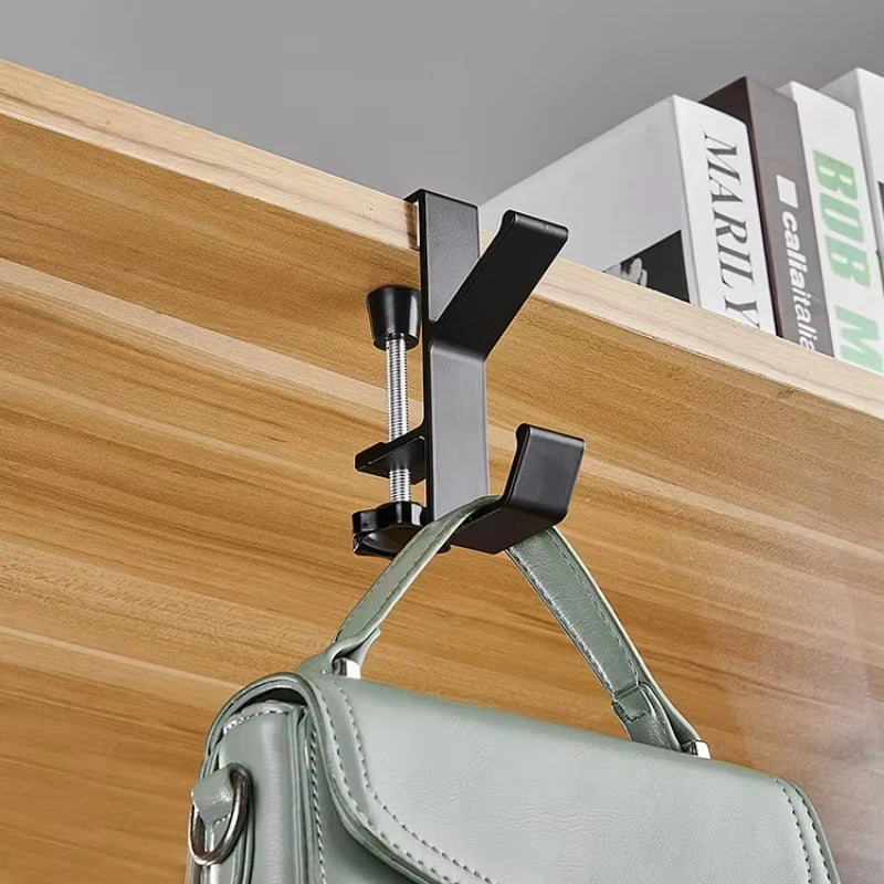 Multi-Function Desk Edge Headphone & Bag Hook